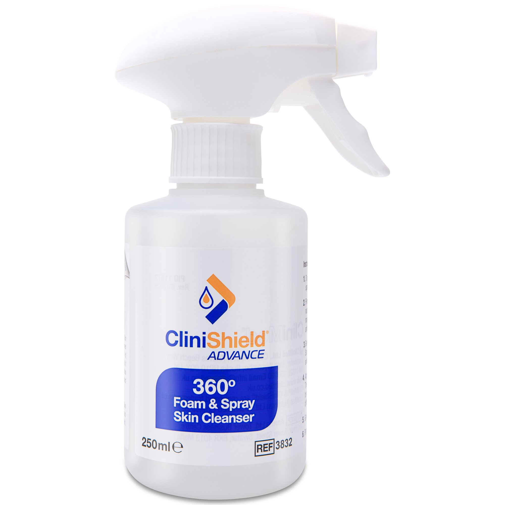 CliniShield Advance 360º Foam & Spray Skin Cleanser