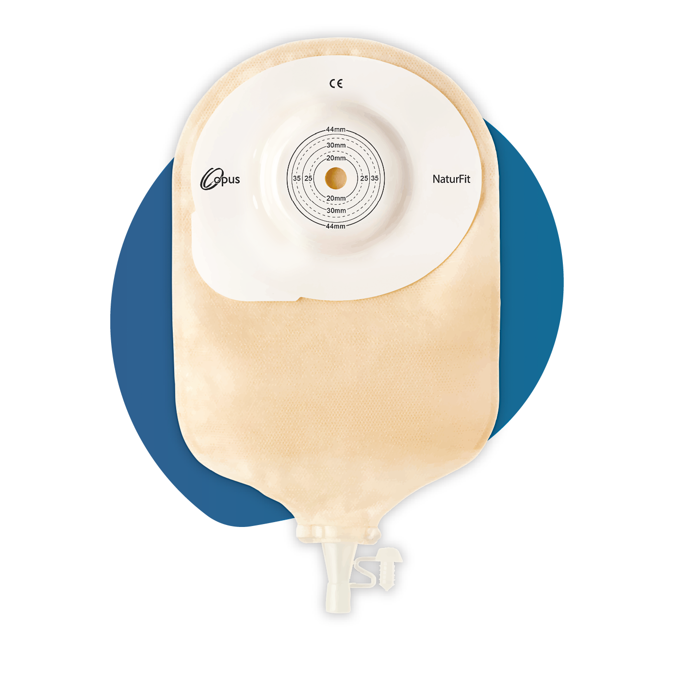 Opus Naturfit Convex Urostomy Bag